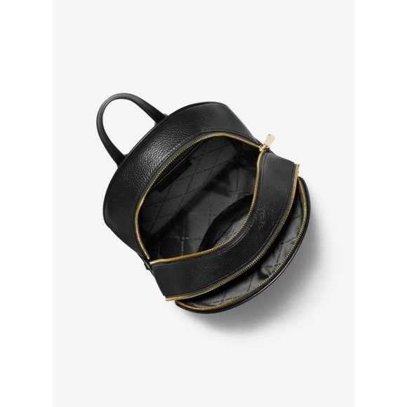 Michael Kors ADINA Black Pebbled Leather Medium Backpack main image 4